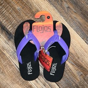NWT Flojos Brody Lavender Flip Flop Sandals 🩴 Size 13